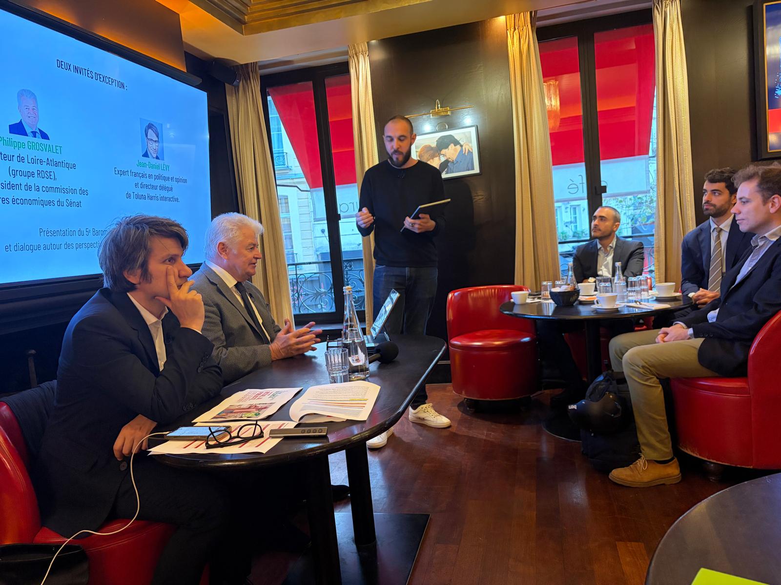 Petit déjeuner Pub-audit Cercle d'Alliés Philippe GROSVALET Jean-Daniel LEVY