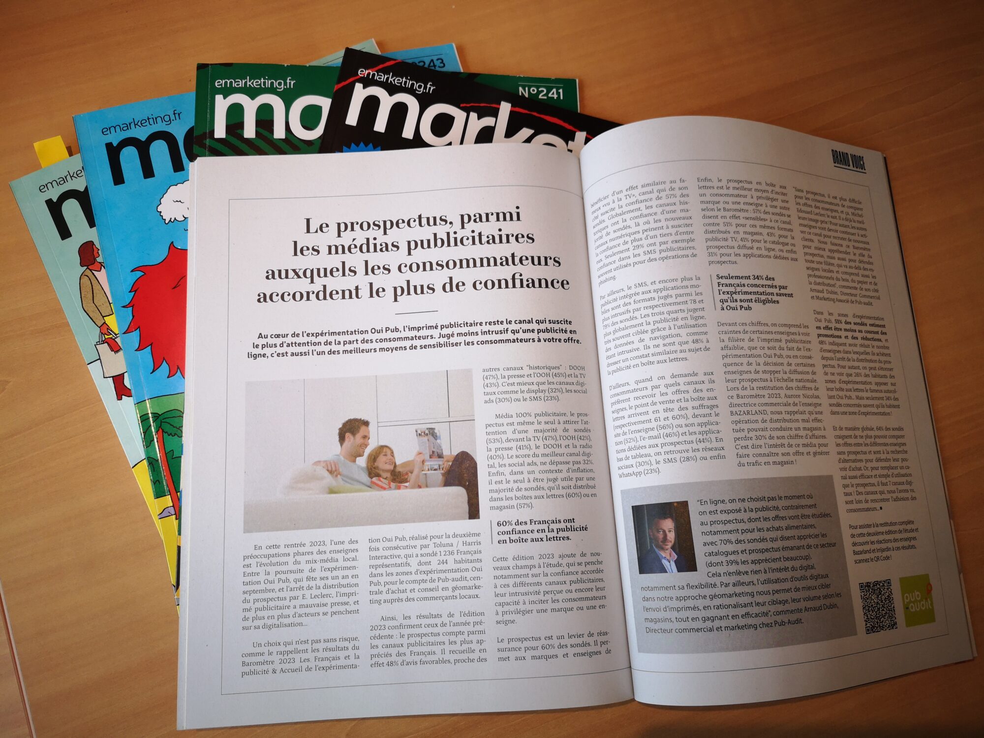 Prospectus, parmi les médias publicitaires auxquels les consommateurs accordent le plus de confiance - Emarketing